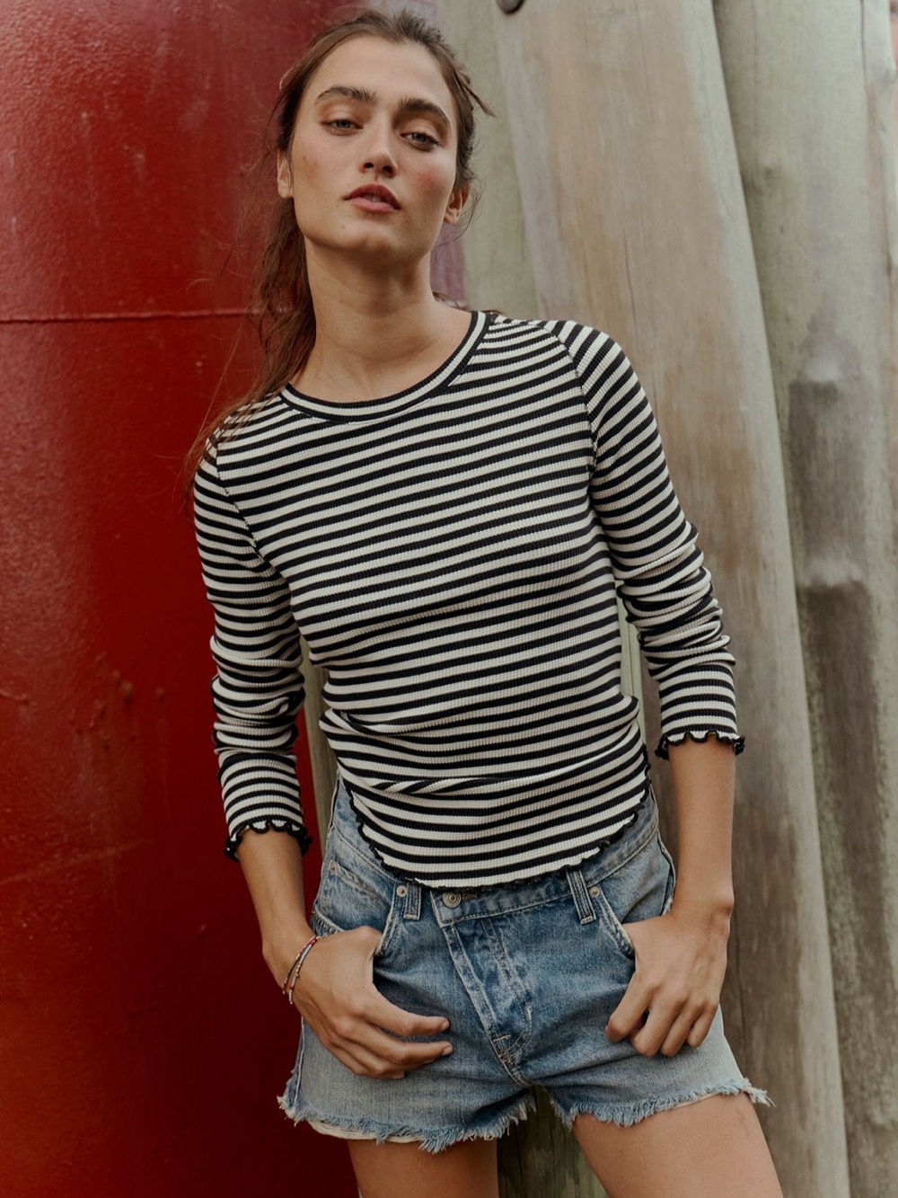 Free People We The Free Easy Does It Thermal Top